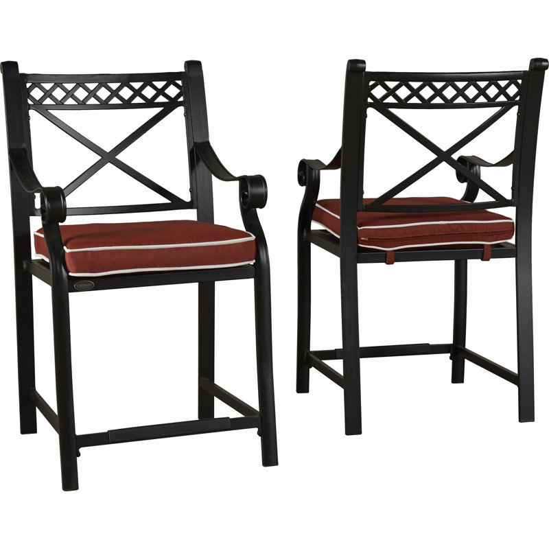 Fleur De Lis Living Nadine 2 Person Square Outdoor Dining Set with